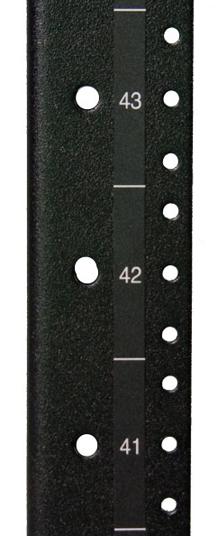#10-32 Mounting Rails  for 72"H enclosures