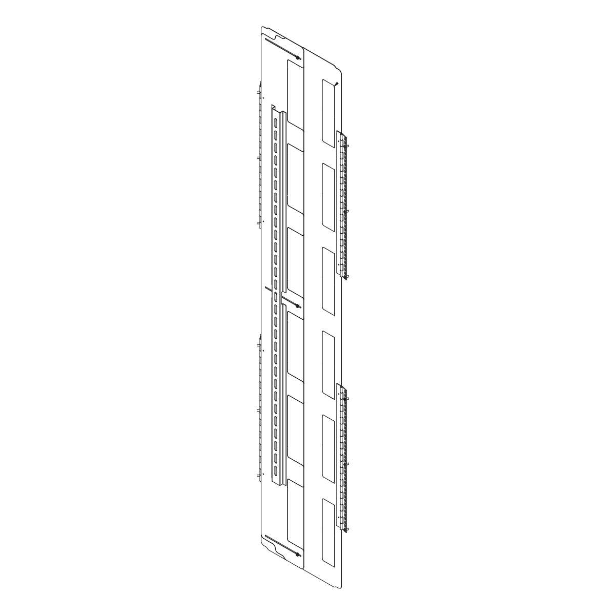 Great Lakes 12"D Rack Air Baffle 4PBK12