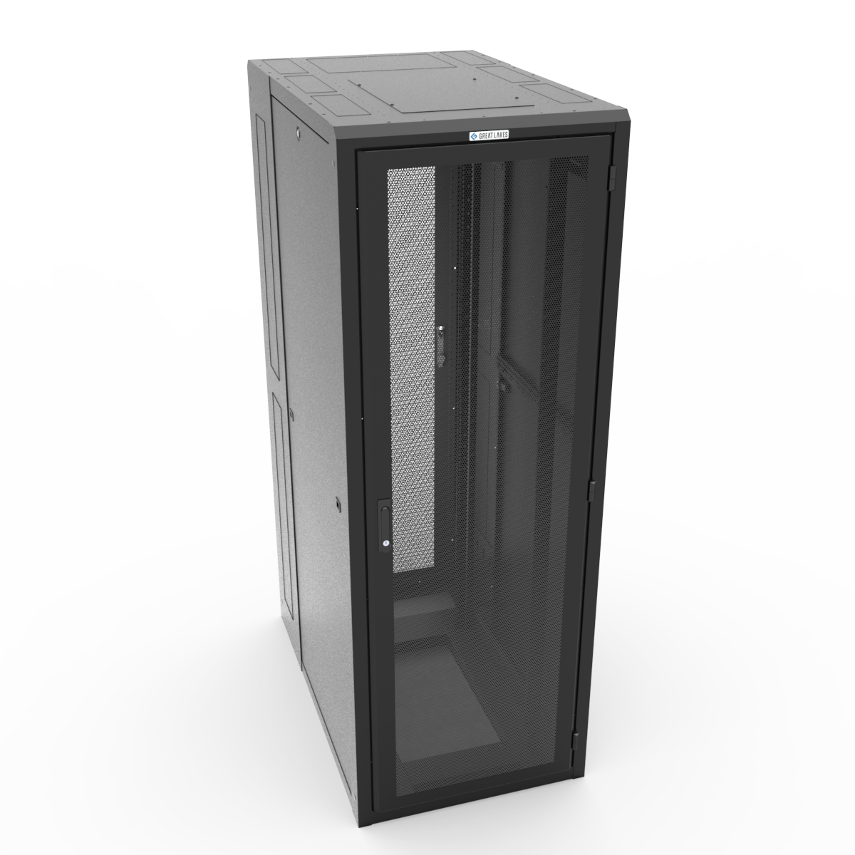 Great Lakes Rack Cabinet Enclosure 72.00"H x 29.00"W x 36.00"D with Vented Top | GL720E-2936P