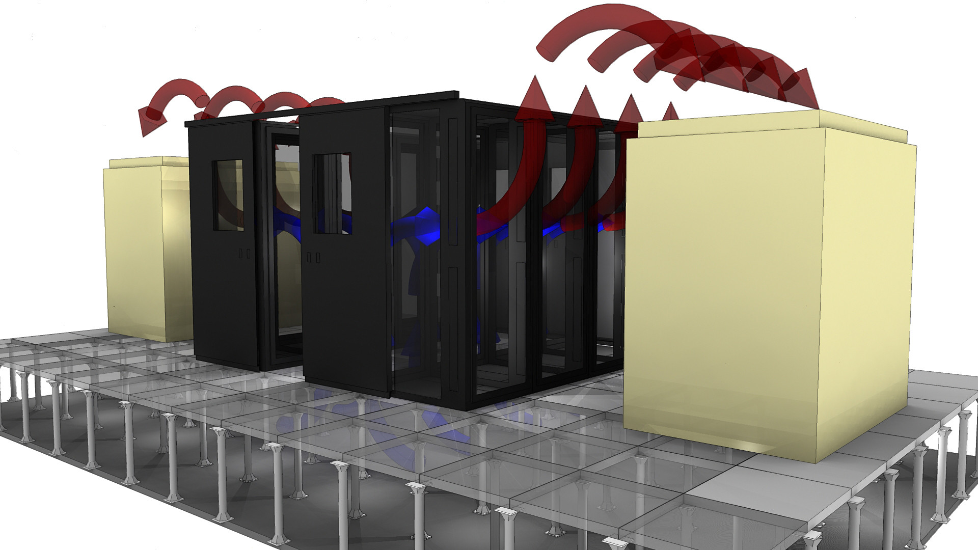 Great Lakes Aisle Containment System (Door System) for 84" ES Enclosure | ACD840ES