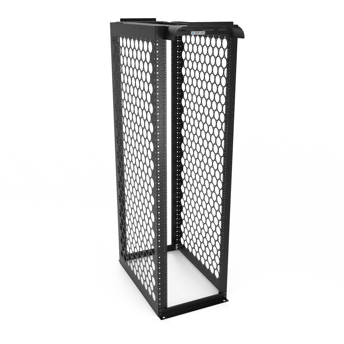 Great Lakes Open Channel Circle Pattern Rack | CMRX-52U36