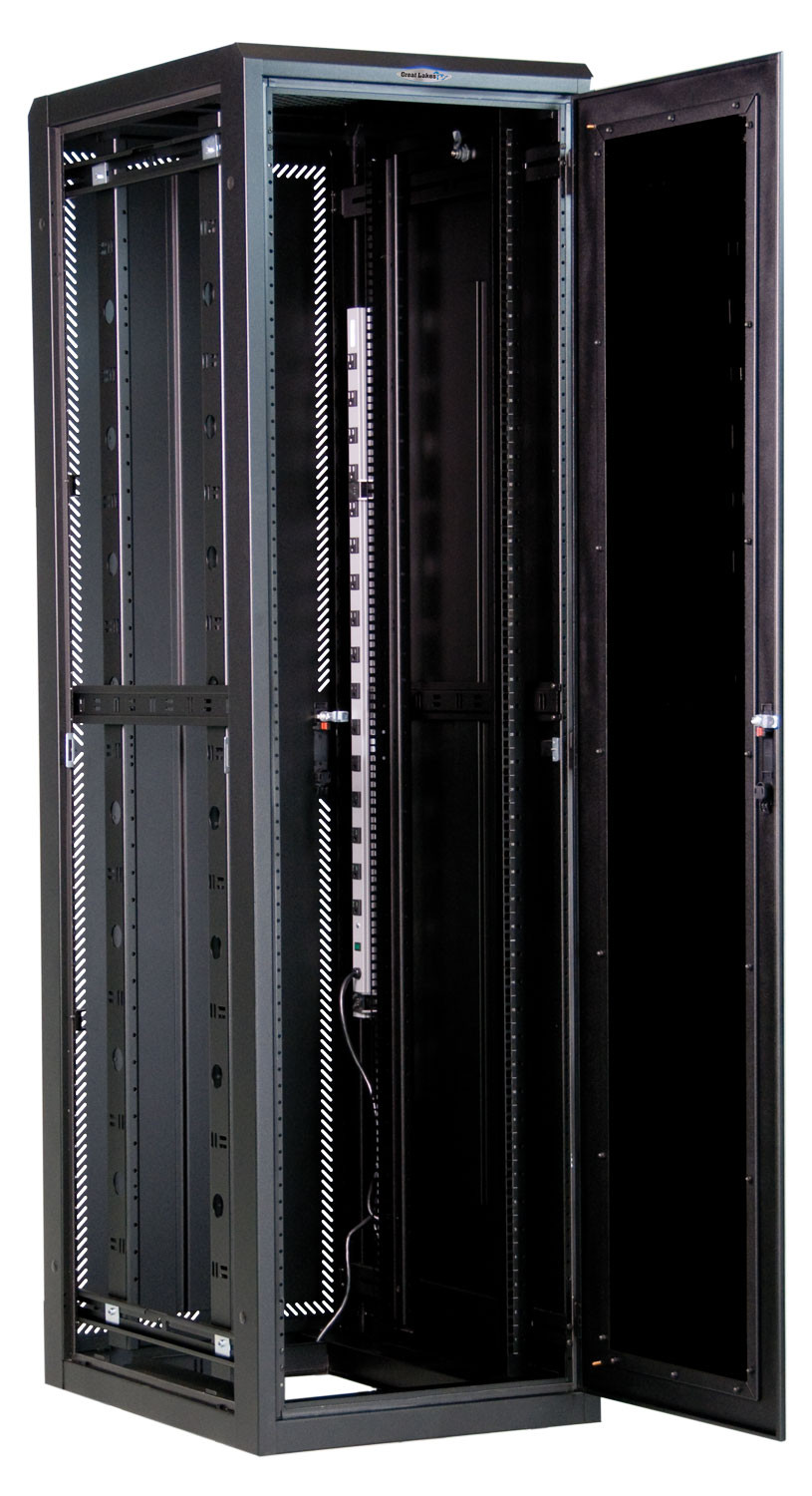 Great Lakes Enclosure 84.00"H x 24.00"W x 32.00"D TPE-24S solid top | GL840E-2432S