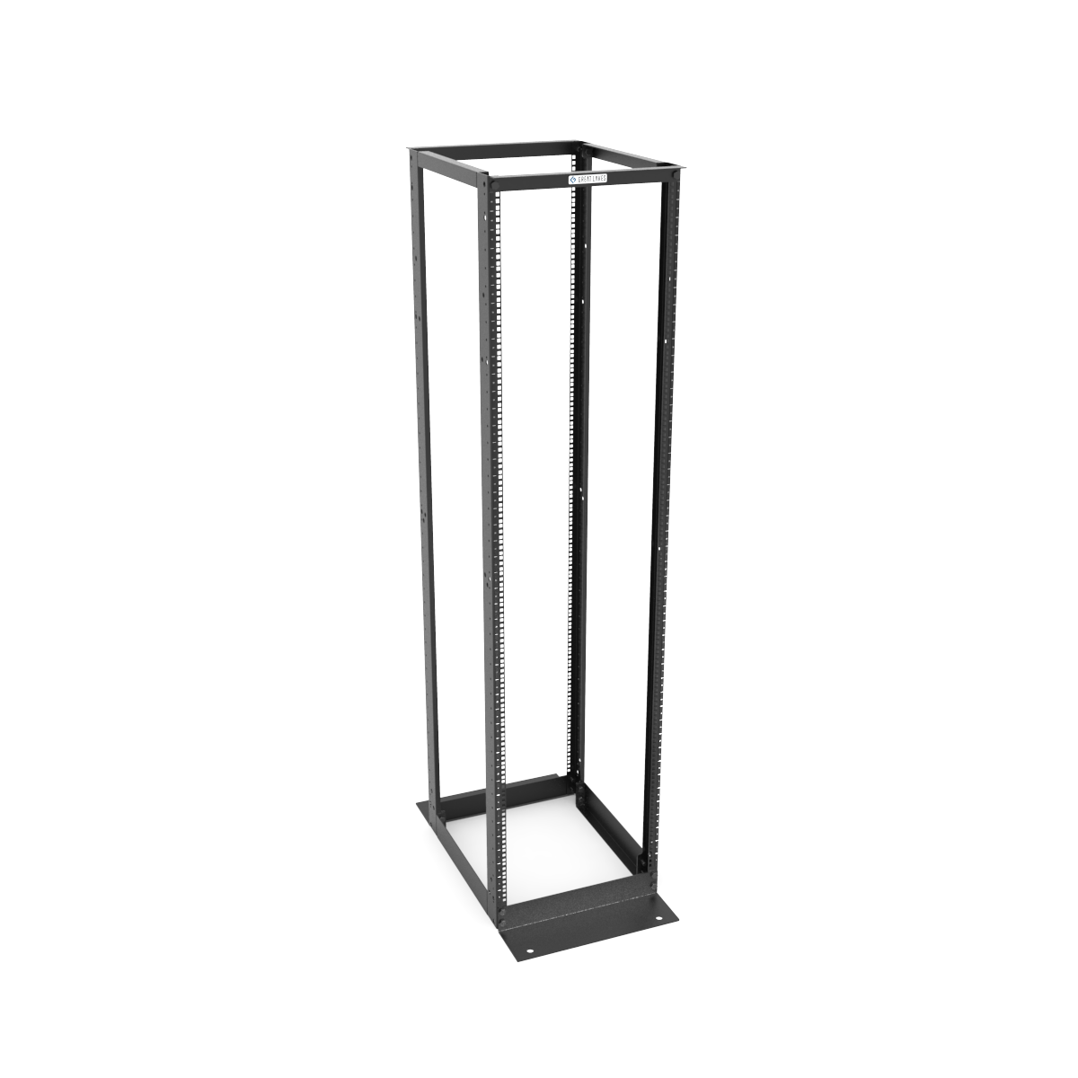 Great Lakes Post Rack (M6) 84″H x 20″W x 24"D 4P-45U24-M6