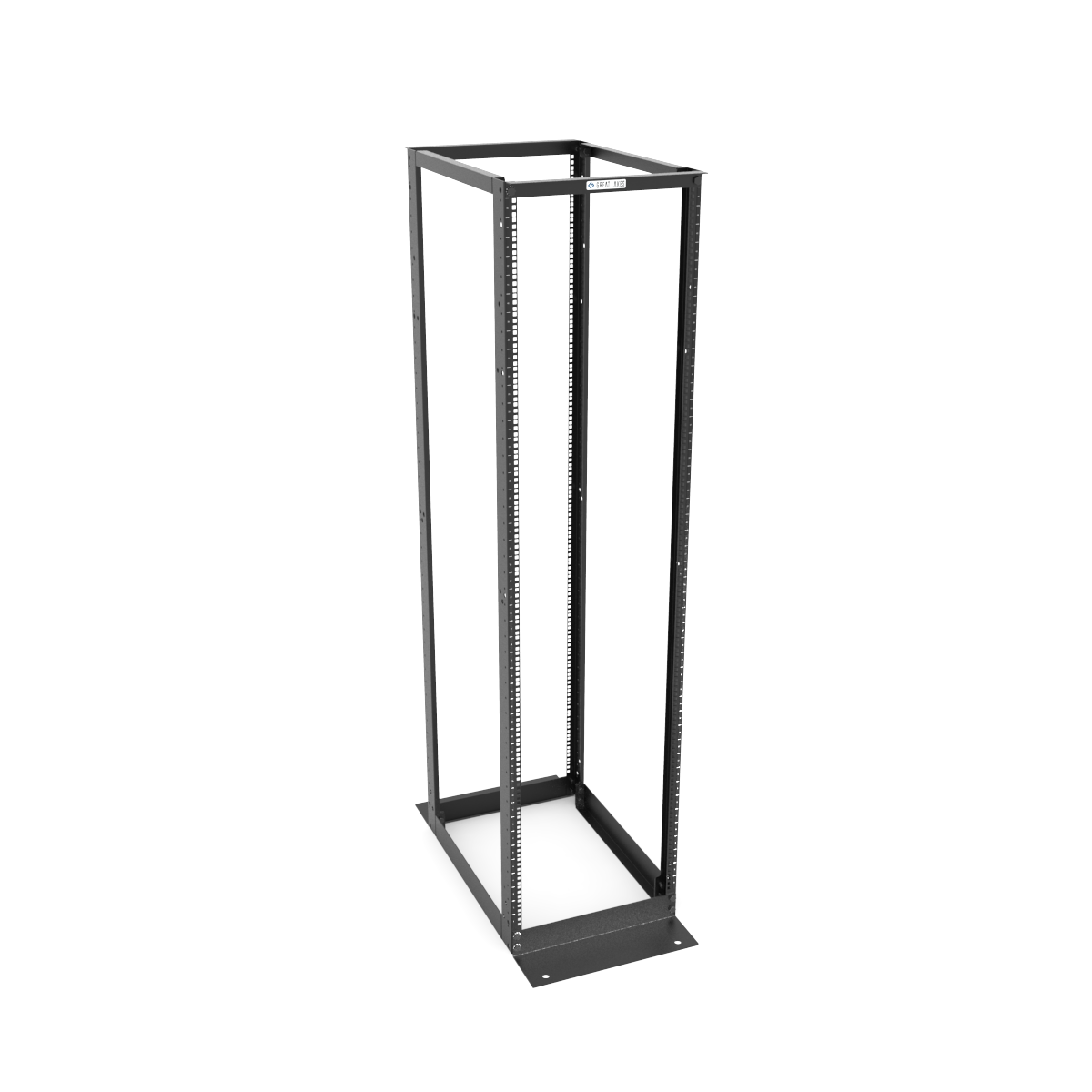 Great Lakes Post Rack (M6) 84″H x 20″W x 29"D 4P-45U29-M6