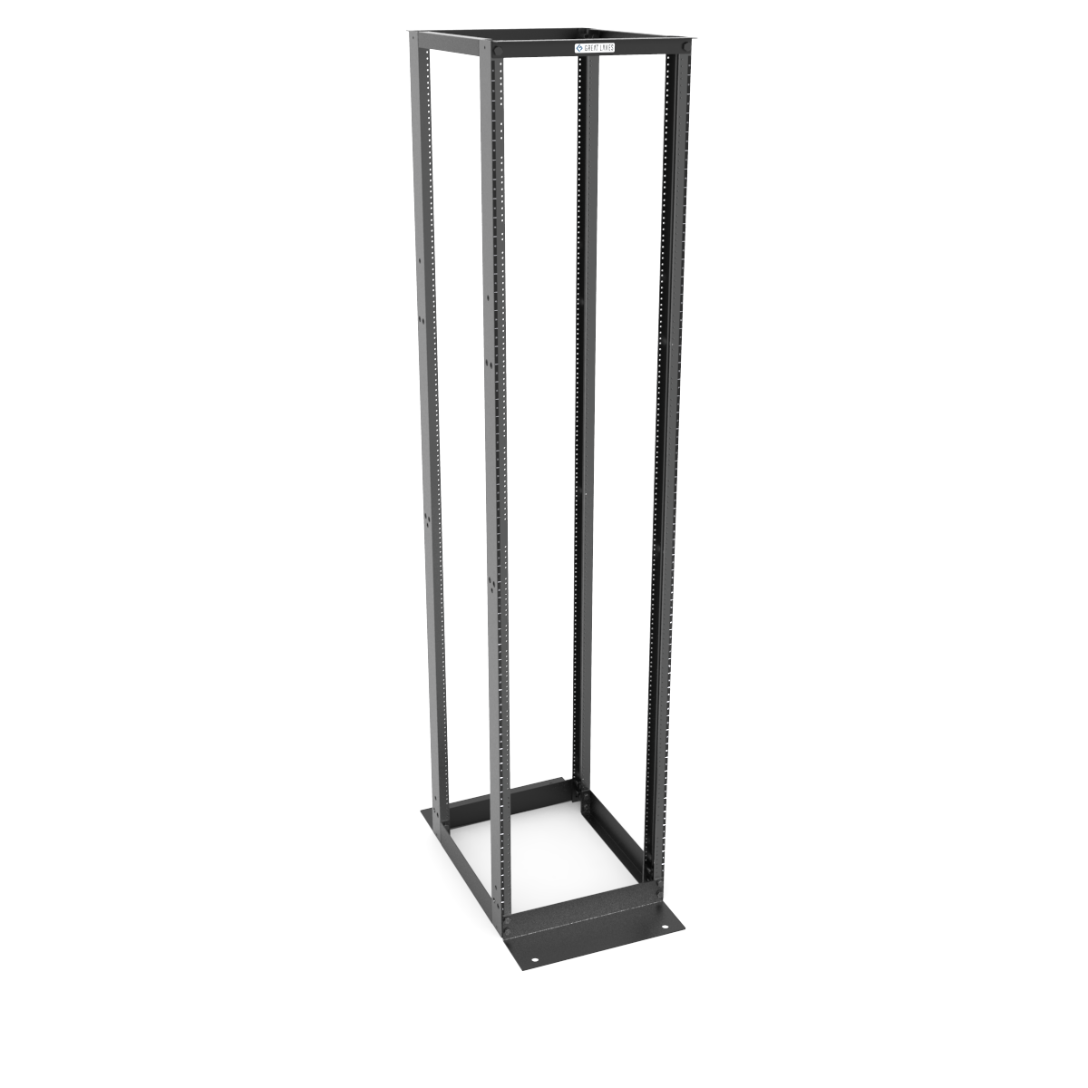 Great Lakes Post Rack 96.25″H x 20″W x 24″D 4P-52U24