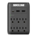 Wall Tap USB Charger and Surge Protector MMS-WAL6U3 by Minuteman