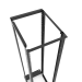 Great Lakes Post Rack (M6) 84″H x 20″W x 24"D 4P-45U24-M6